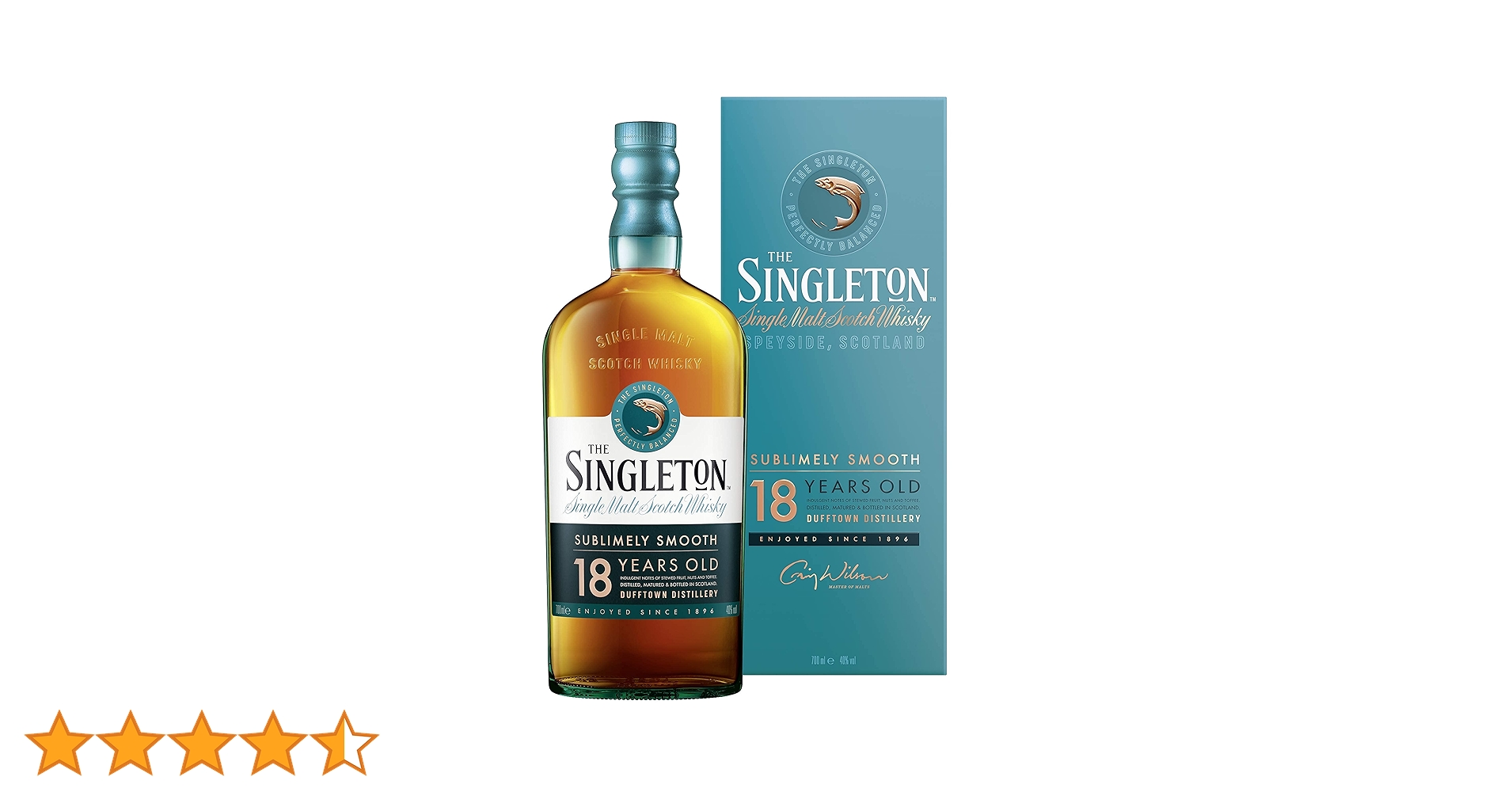 Amazon.co.jp: ザ シングルトン ダフタウン 18年 箱入り [ウイスキー